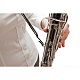 BG C50 Bass Clarinet Strap - Leather Neck Pad : Image 5