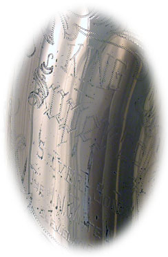 Super 20 Bell showing engraving