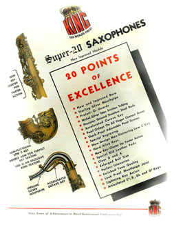 King advertising brochure