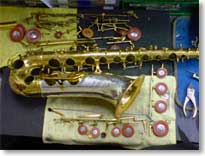 The King Super 20 in the workshop