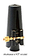 Rovner 1RXS Soprano Ligature and Cap - Dark : Image 6
