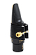 Rovner 1RL Alto Saxophone Ligature and Cap -  Dark : Image 4