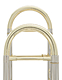 Getzen Custom 3047AF - Yellow Brass Bb/F Trombone : Image 3