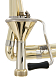 Getzen Custom 3047AF - Yellow Brass Bb/F Trombone : Image 3