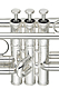 Yamaha YTR-8335S 04 Xeno - Reverse Lead Pipe Bb Trumpet : Image 5