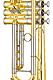 Yamaha YTR-8335R 04 Xeno - Reverse Lead Pipe Bb Trumpet : Image 3