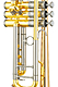 Yamaha YTR-8335G 04 Xeno - Standard Lead Pipe Bb Trumpet : Image 3
