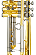 Yamaha YTR-8335 04 Xeno - Standard Lead Pipe Bb Trumpet : Image 3