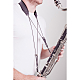 BG C50B Bass Clarinet Strap - Leather Neck Pad - 2 Hooks : Image 4