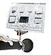 Clarinet Lyre - Felt Lined End Fit in Nickel Plate : Image 2