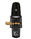 BG Revelation Jazz Silver Ligature and Cap - Meyer Ebonite : Image 2