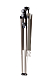 K&M 10100 - 3 Section Lightweight - Nickel Coloured Music Stand : Image 4