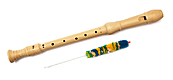 Schneider Treble Wooden Recorder - Lacquered Maple : Image 2