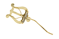 Saxophone Lyre - Medium with 2 Levers - Lacquer : Image 2