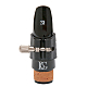BG L4RS Revelation Silver Bb Clarinet Ligature and Cap - Leather Style : Image 2