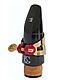 BG LD0 Duo Alto Saxophone or Bb Clarinet Ligature and Cap - Gold Lacquered : Image 2