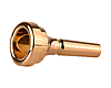 Denis Wick Bass Trombone Mouthpiece - Gold Plated : Image 3