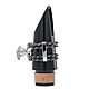 Silverstein Quattro Ligature in Silver - Clarinet Medium / Alto Sax Small (with cap) : Image 2
