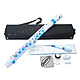 Nuvo jFlute 2.0 Plastic Flute Outfit - White with Blue Trim : Image 2