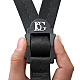 BG Deluxe Sax Sling S10M - Black, with Neckpad - Metal Hook : Image 6