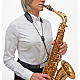 BG Sax Sling S20M - Leather with Neckpad and Metal Hook : Image 3
