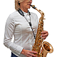 BG Sax Sling S20SH - Leather with Neckpad and Plastic Hook : Image 3