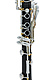 Backun Q2 Series - Grenadilla with Silver Plated Keys & Gold Posts - Bb Clarinet : Image 4