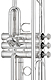Yamaha YTR-8335LAS02 Xeno Custom - Bb Trumpet : Image 3