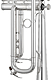 Yamaha YTR-8335LAS02 Xeno Custom - Bb Trumpet : Image 4