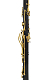 Backun MoBa - Cocobolo Wood with Gold Plated Keys - A Clarinet (MB-782) : Image 5