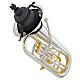 Yamaha Silent Brass BSB2J SYSTEM - Euphonium : Image 3