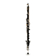 Backun Q Series - Grenadilla with Silver Plated Keys & Gold Posts - Bass Clarinet : Image 3