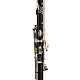 Backun Q Series - Grenadilla with Silver Plated Keys & Gold Posts - Bass Clarinet : Image 4