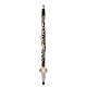Backun Q Series - Grenadilla with Silver Plated Keys & Gold Posts - Bass Clarinet : Image 6
