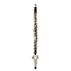 Backun Q Series - Cocobolo with Silver Plated Keys & Gold Posts - Bass Clarinet : Image 2