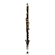 Backun Q Series - Cocobolo with Silver Plated Keys & Gold Posts - Bass Clarinet : Image 3