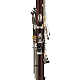 Backun Q Series - Cocobolo with Silver Plated Keys & Gold Posts - Bass Clarinet : Image 4