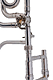 King 3BF Concert - Silver Plated Bb/F Tenor Trombone (526676) : Image 3