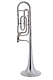 King 3BF Concert - Silver Plated Bb/F Tenor Trombone (526676) : Image 5