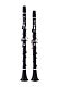 Buffet R13 Pair  - Bb/A Clarinets (211513/204782) : Image 2