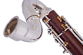 Backun Q Series - Low C Cocobolo with Silver keys and Gold posts - Bass Clarinet - Ex Demo : Image 5