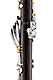Backun Essence - Grenadilla with Silver Plated Keys & Gold Posts - Bb Clarinet : Image 6