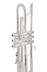 Bach Stradivarius LR190S43B Silver Plate - Bb Trumpet (785863) : Image 4