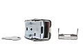 Winter case lock - Nickel - fits 992 Tuba Case : Image 2