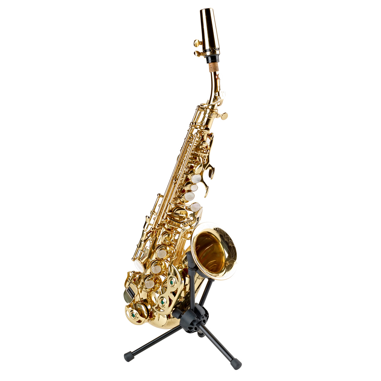 K&M 14355 Saxxy Curved Soprano Saxophone Stand