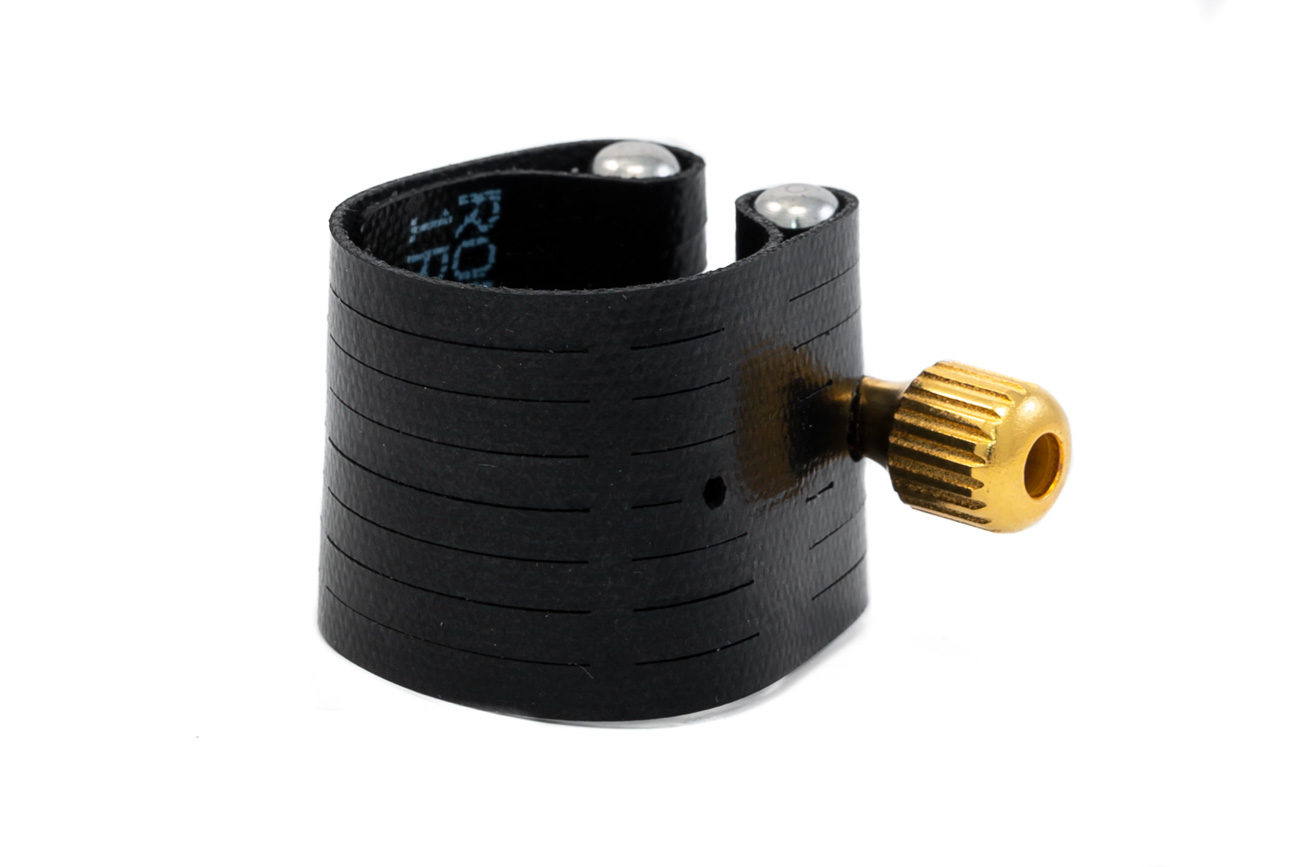 Rovner 1RL Alto Sax Ligature and Cap Dark