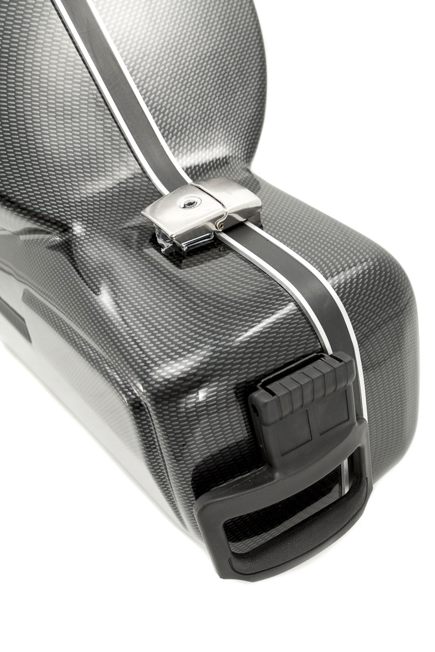 Winter Baritone Sax Case with wheels Carbon Finish