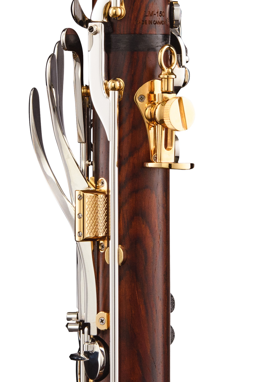 Backun Lumiere Cocobolo with Silver Keys & Gold Posts Bb