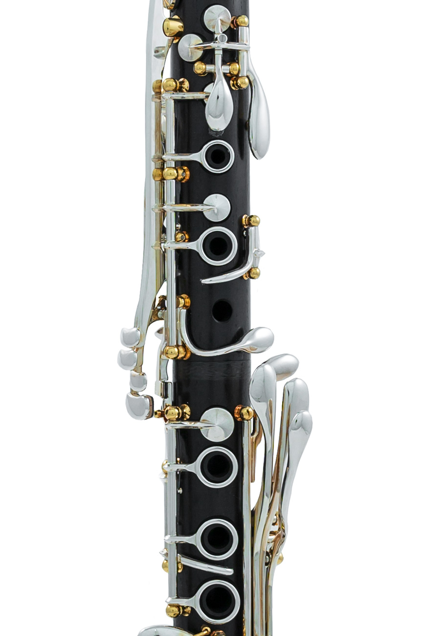 Backun Q2 Series Grenadilla with Silver Plated Keys & Gold Posts Bb
