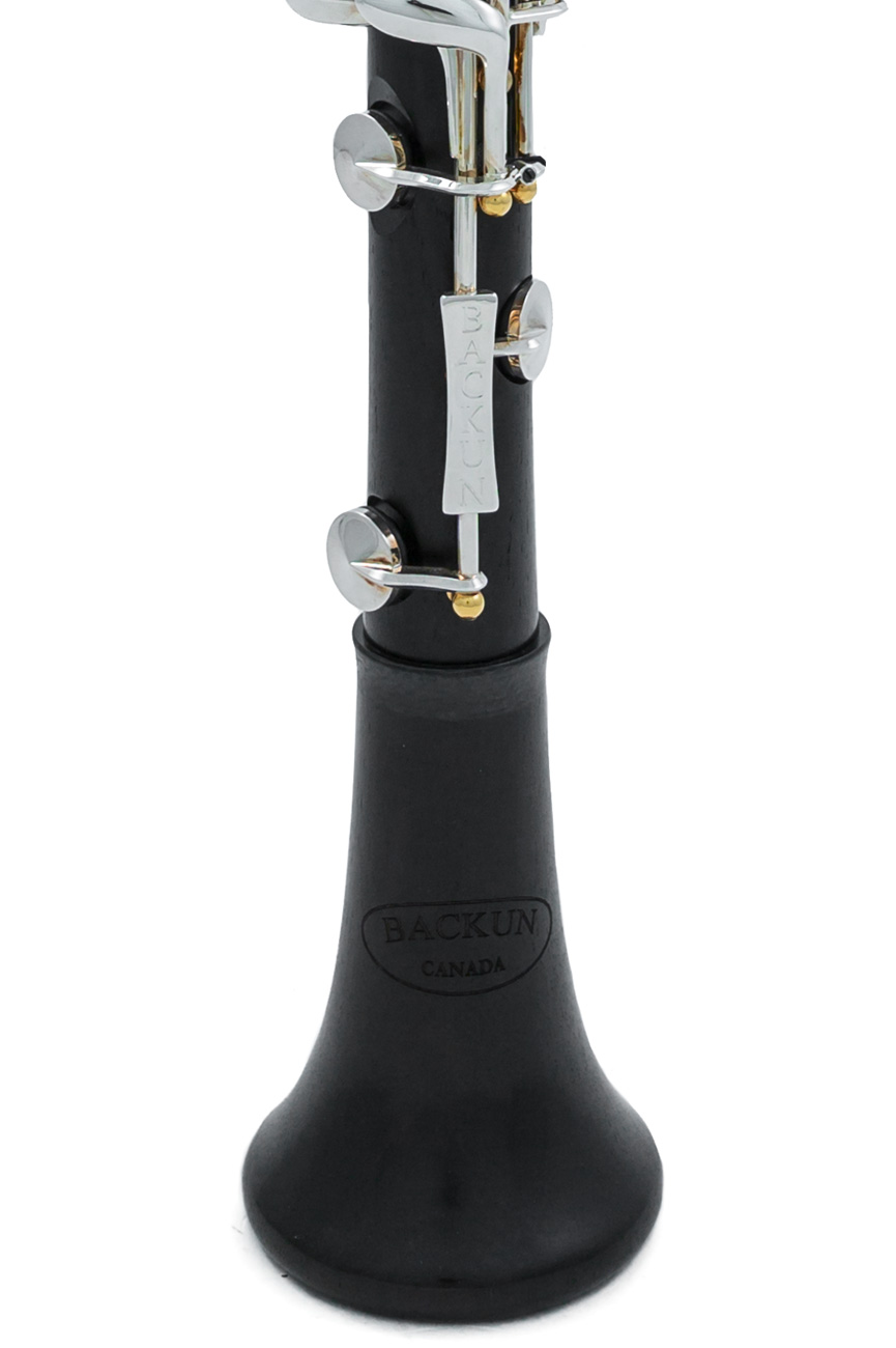 Backun Q2 Series Grenadilla with Silver Plated Keys & Gold Posts Bb